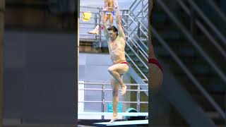 Sam Fricker diving