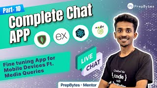 संपूर्ण चैट ऐप | MERN | मोबाइल उपकरणों के लिए ऐप को बेहतर बनाना (मीडिया संबंधी प्रश्नों सहित) #10 screenshot 3