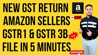 How To File Gst Return For Amazon Sellers Amazon Gst Return Gstr1 Gstr3B Tcs Return For Amazon
