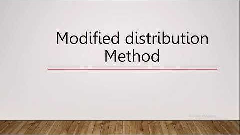 #Tamilmath #Modimethod Modified distribution method (Loop) | Transportation problem in Tamil