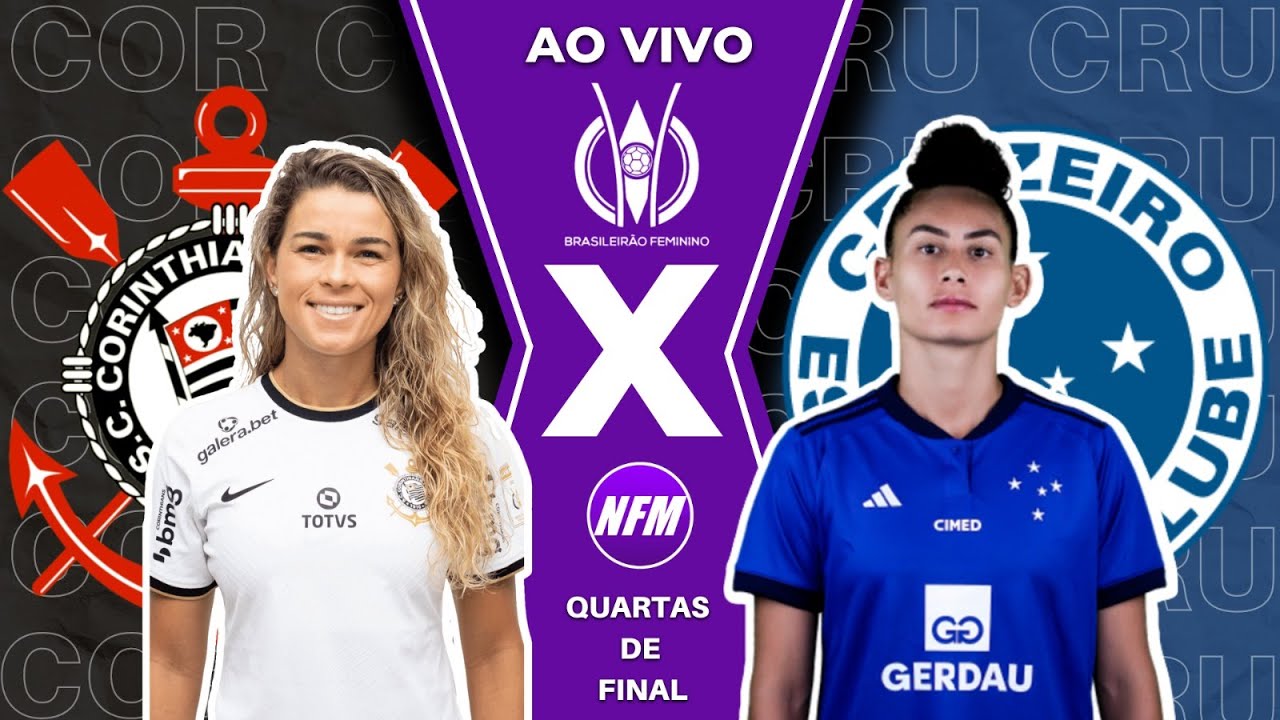 CORINTHIANS 4 X 2 CRUZEIRO, MELHORES MOMENTOS, QUARTAS DE FINAL  BRASILEIRÃO FEMININO 2023