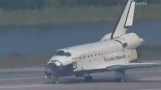 20080220 - STS-122 - Landing And APU Venting During Daylight