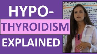 Hypothyroidism Nursing Lecture NCLEX Pathophysiology & Medications