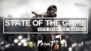 SOTG Recap [19/04/2018] - Global Event: Blackout, Date & Masks!