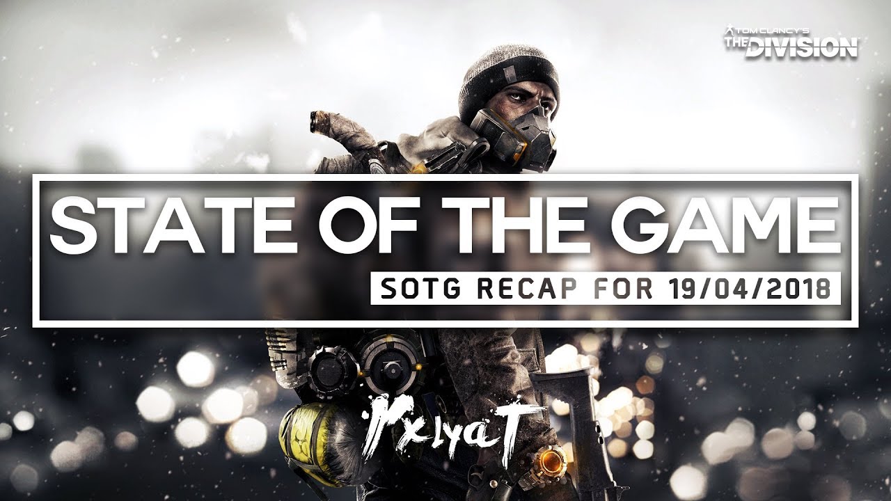 SOTG Recap [19/04/2018] - Global Event: Blackout, Date & Masks!
