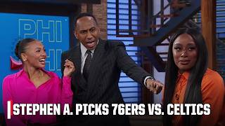 Stephen A. SHOCKS Chiney Ogwumike saying he thinks the 76ers will beat the Celtics! 😳 | NBA Today
