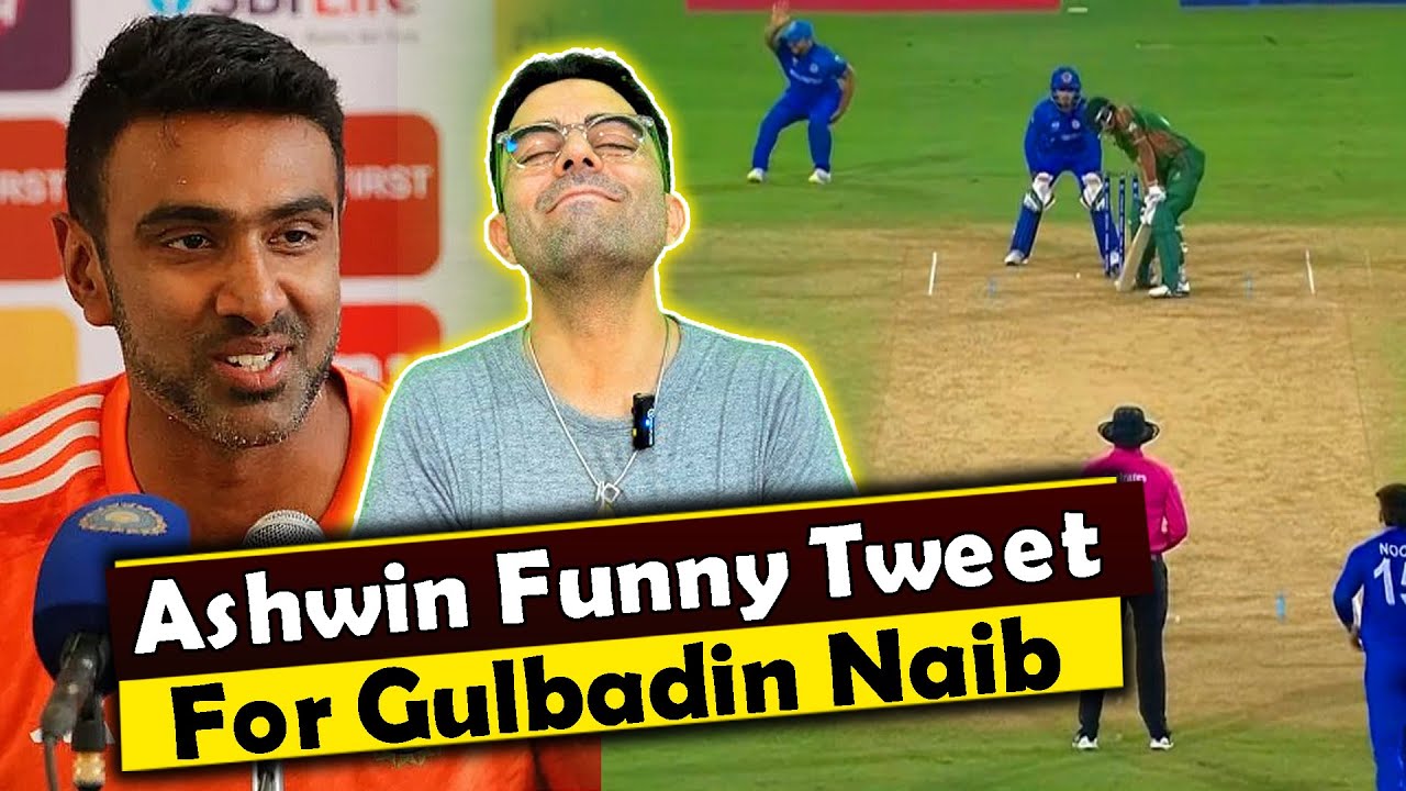 Ashwin says Red card for Gulbadin Naib for Injury in reply Gulbadin ...