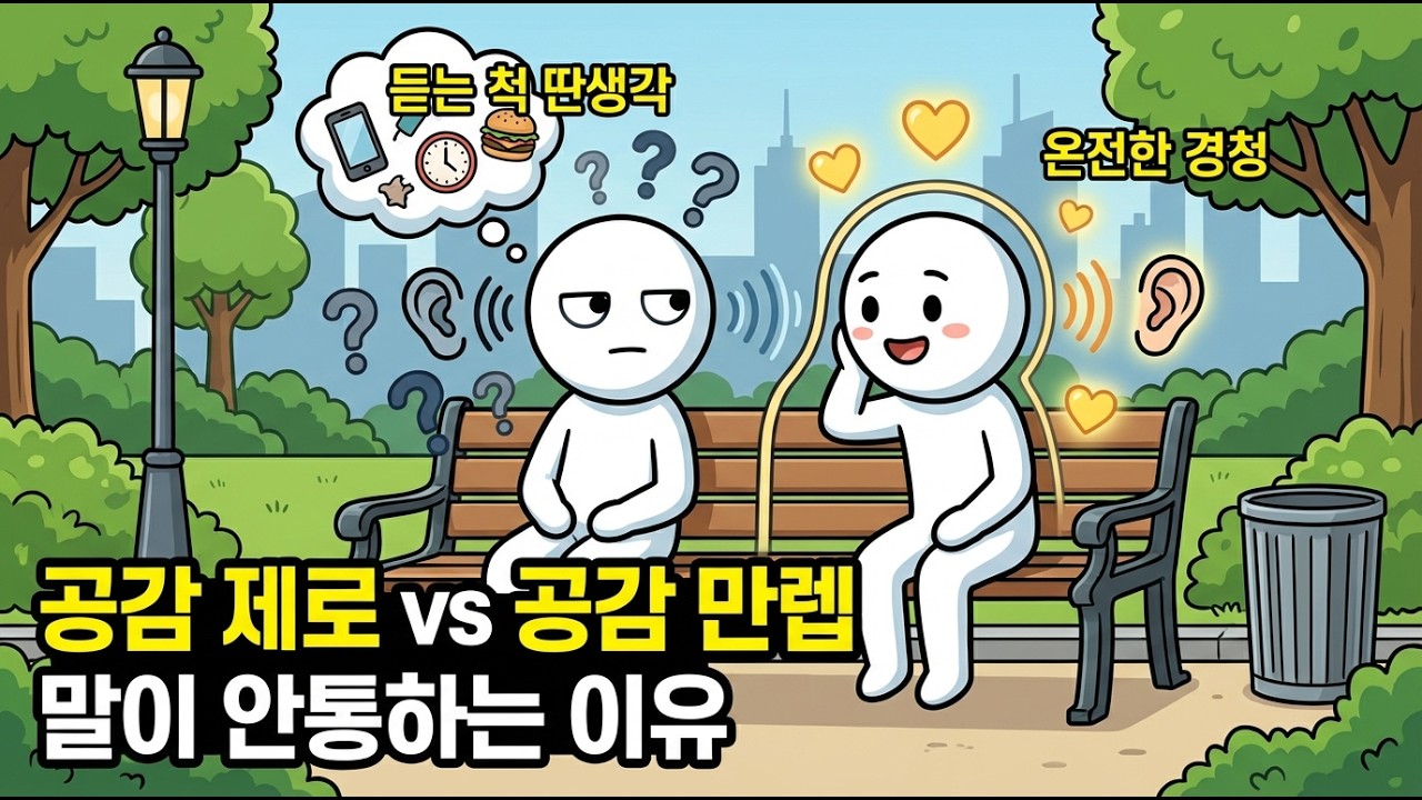 공감능력 높은 사람 vs 공감능력 낮은 사람 (대화의 결이 다른 이유)