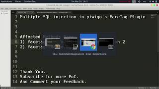 Piwigo  Facetag 0.0.3 - SQL Injection [CVE-2017-9426] screenshot 2