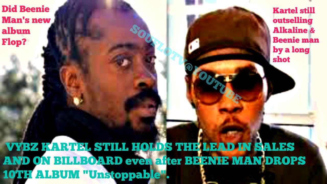 VYBZ KARTEL still Leading ALKALINE/Beenie Man on Billboard & in sales