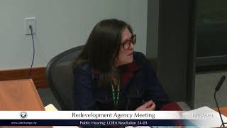 December 3 - City Council and Redevelopment Agency Meeting