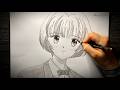 Lineart Arimi Suzuki (Marmalade Boy) | Hand Drawn Graphite Art: Mastering Shading