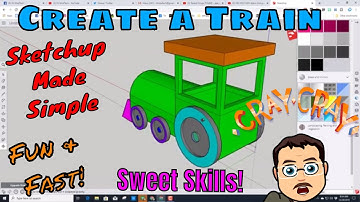 Simple Steps to make a Terrific Train | Sketchup Made Simple