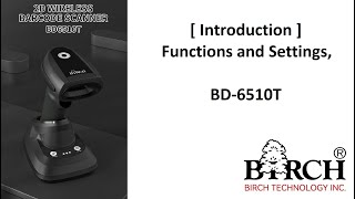 Introduction -- Functions And Settings, Bd-6510T