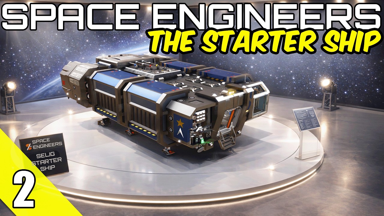 Space Engineers Tutorial: How to Design a Starter Ship (Ep 2) - YouTube