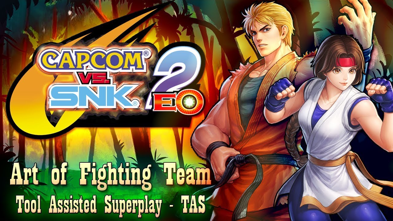 【TAS】CAPCOM VS SNK 2 - RYO & YURI (ART OF FIGHTING TEAM) kyo kusanagi quotes