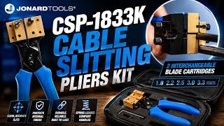 Introducing the Jonard Tools CSP-RPXSM Dual-Head Cable Slitting Pliers