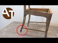 Very BENT chair that survived WW2 / restoration