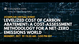 Levelized Cost of Carbon Abatement: A Cost-Assessment Methodology for a Net-Zero Emissions World