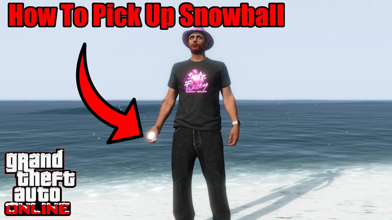 GTA 5 How To Pick Up SnowBalls Xbox Series Xbox One Xbox 360 Ps5 