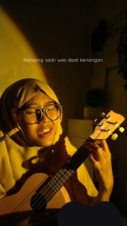 Mendung Tanpo Udan - Alfiah cover w/ ukulele #shorts