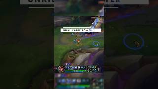 THIS TOWER IS NOT DYING😢 #leagueoflegends  #shorts