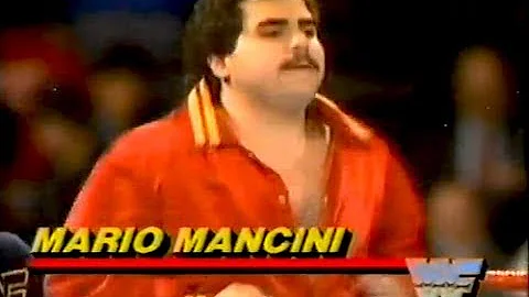 Wrestling Jobber Mario Mancini; 1985
