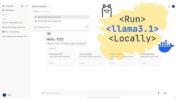 Ollama 3.1 & Open-WebUI with Docker For Multiple Models Locally