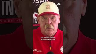 Chiefs coach Andy Reid reacts after shooting of OC Eric Bieniemy's wife | NBC4 Washington