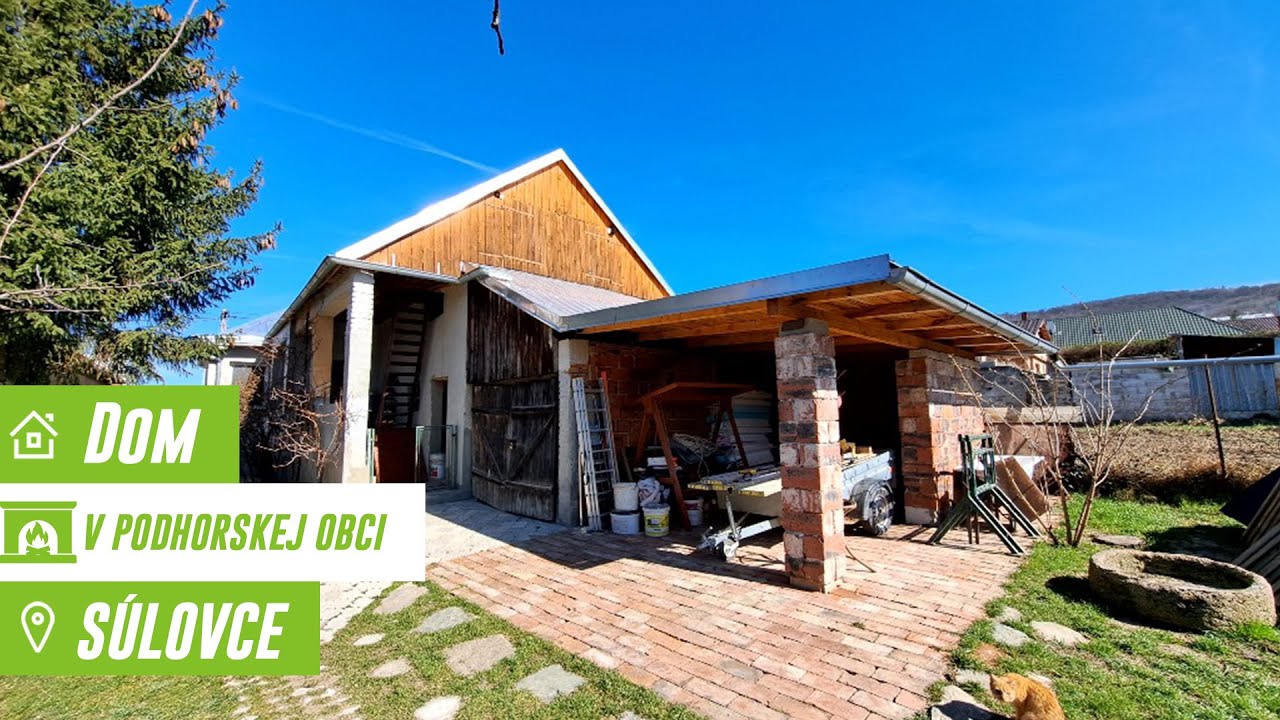 Domček s nádychom Chalupy v podhorskej obci Súlovce