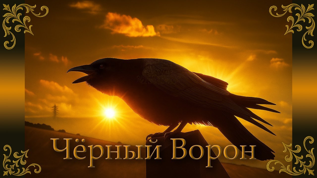 Черный Ворон Фото Птицы Черный Ворон Фото Птицы