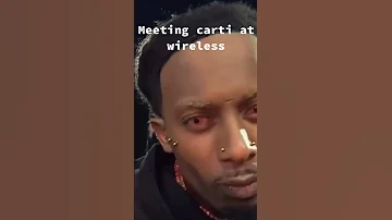 Carti takes pictures with fans after Wireless performance #playboicarti #opiumlabel