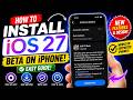 How to Install iOS 27 Beta on iPhone (Easy Step-by-Step Guide) in Hindi
