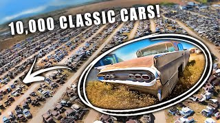 Ten Thousand Unrestored Classic Cars  This Place is Unbelievable!