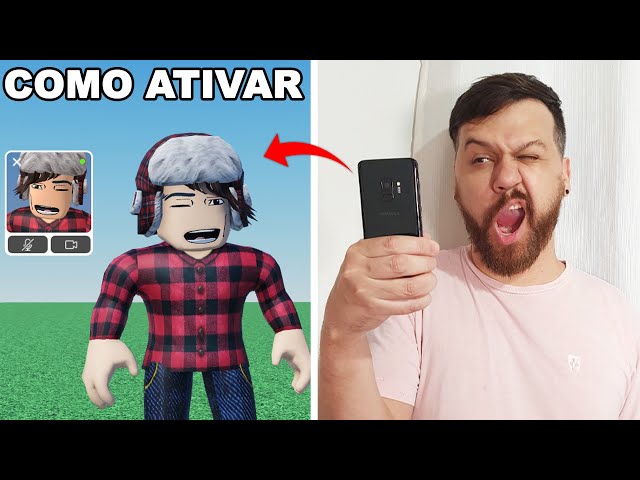 Como ativar Câmara e é chat voz no roblox