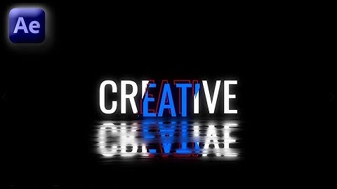 Creative Text Reveal in Adobe After Effects - After Effects Tutorial - No Plugins.