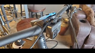 Quadlock outfront handle handle bar mount with gopro attachment full review.