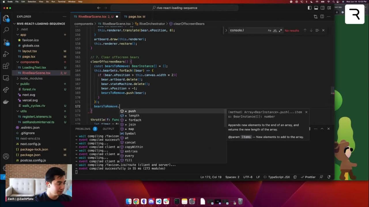 Building a loading screen with nextjs and rive youtube
