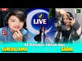 Live  suresh lama and sadia pakistani  girl tiktok live today 21 october