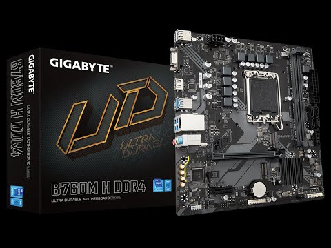 GIGABYTE B760M H DDR4 🎯 Motherboard Unboxing and Overview - YouTube