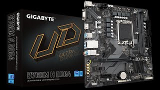 GIGABYTE B760M H DDR4 🎯  Motherboard Unboxing and Overview