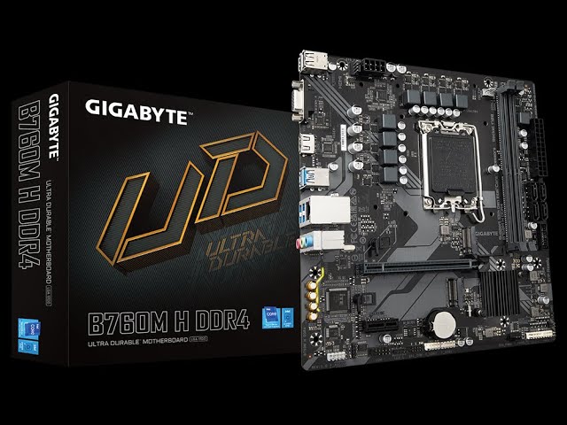GIGABYTE B760M H DDR4 🎯 Motherboard Unboxing and Overview - YouTube