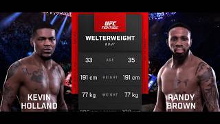 Kevin Holland vs Randy Brown - UFC FIGHT NIGHT SIMULATION