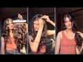 Long Hair Tutorial With Hair Extensions | Dark Brown Hair Extension | Hair Extensions India #shorts