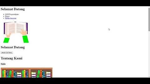 Tutorial Membuat Sistem Informasi Perpustakaan #13