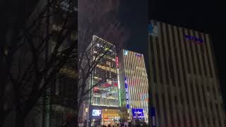 JR新宿駅の夜の景色【東京】