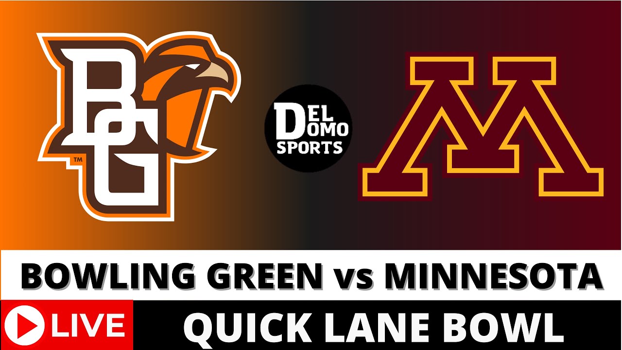 BOWLING GREEN VS MINNESOTA LIVE NCAAF Quick Lane Bowl Game Score Dec
