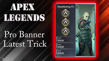 HOW TO DO TRIPLE BANNER | BADGES-TRACKERS GLITCH |LATEST TRICK | APEX LEGENDS |100%WORKING