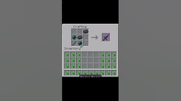 crafting netherite pearl sword #minecraft #shorts #youtube
