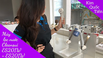 KIMQUOCTIEN.COM I Review thiết bị lọc nước vòi sen tắm Cleansui ES201W + ES201W